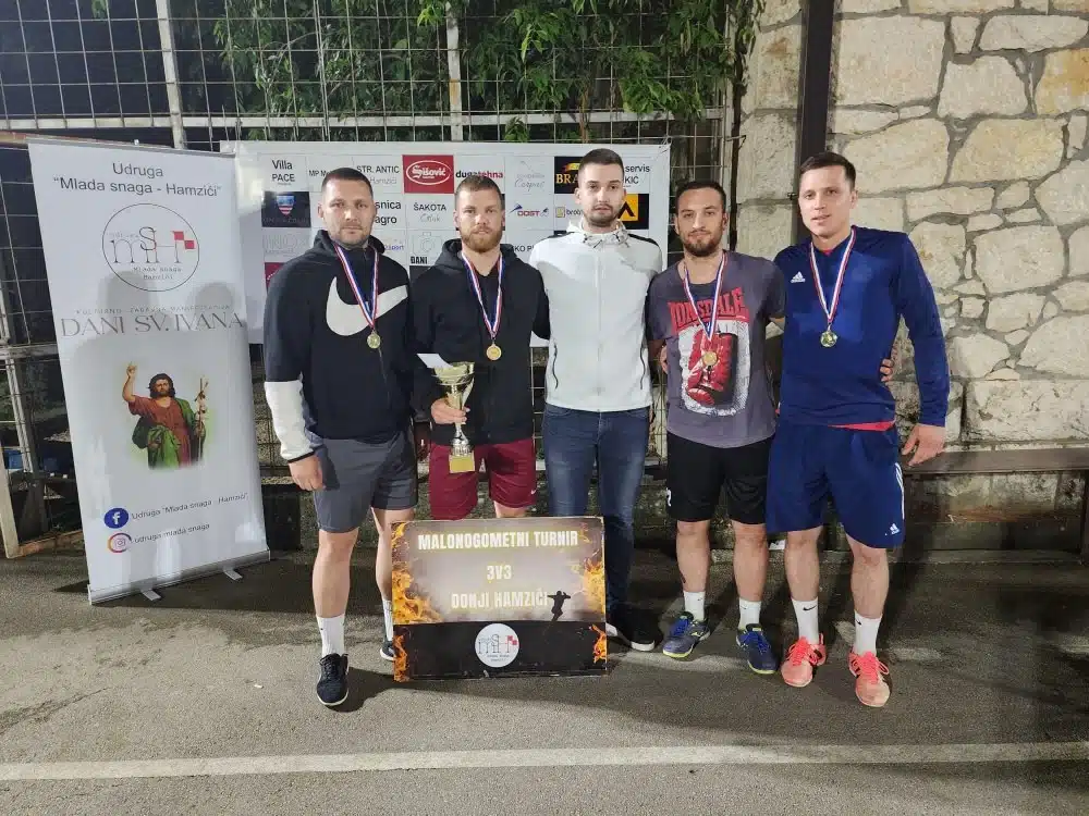 Caramel bar pobjednik malonogometnog turnira 3v3 u Donjim Hamzićima