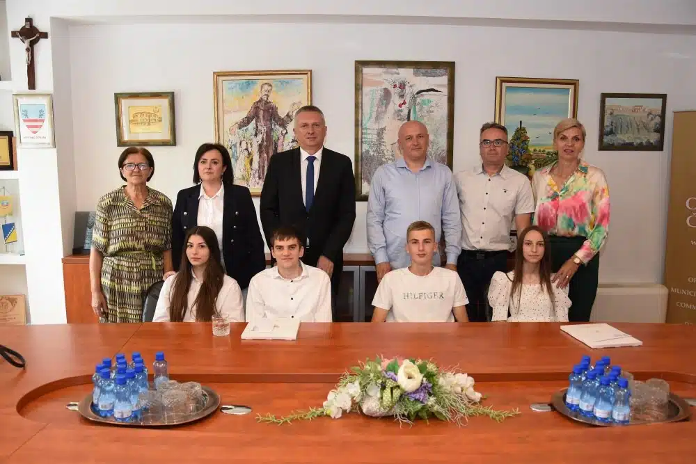 Održan prijam za najbolje učenice i učenike srednje i osnovnih škola s područja općine Čitluk
