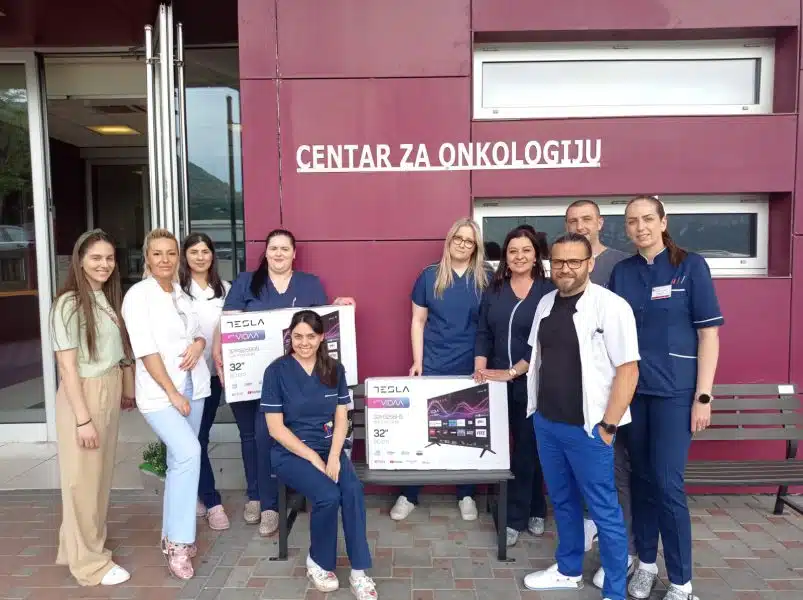 Studenti edukacijske rehabilitacije donirali tri televizora Klinici za onkologiju – Sveučilišna klinička bolnica Mostar