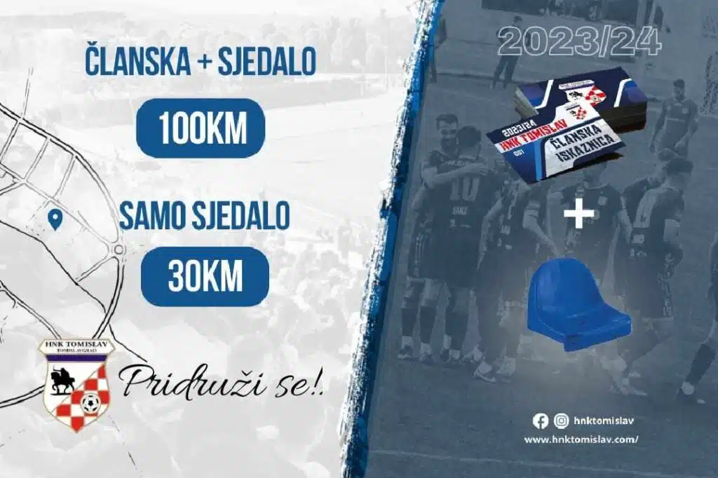 VAŽNA OBAVIJEST za sve navijače i pratitelje HNK “Tomislav” na društvenim mrežama❗