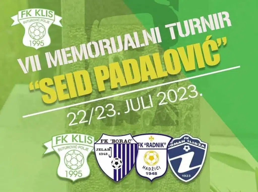 Sutra počinje VII Memorijalni turnir “Seid Padalović”