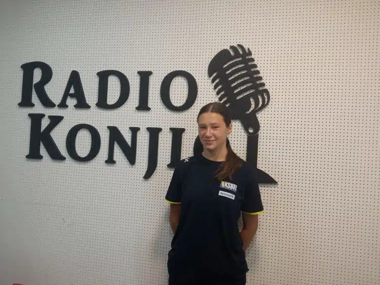 Košarkašica”Konjica” Kanita Kozić ponosna na prvi nastup za Reprezentaciju BiH U18
