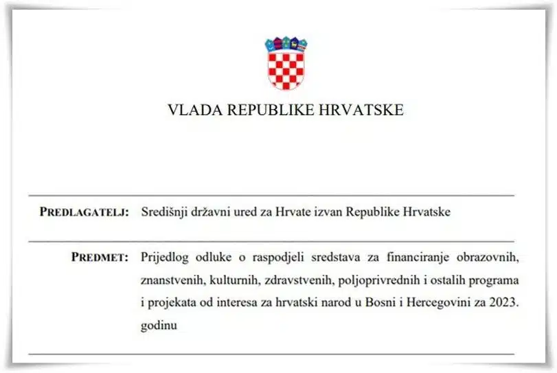 Glazbenoj školi Tomislavgrad i Hrvatskom domu Stjepan Radić Šujica sredstva Vlade RH za 2023. godinu