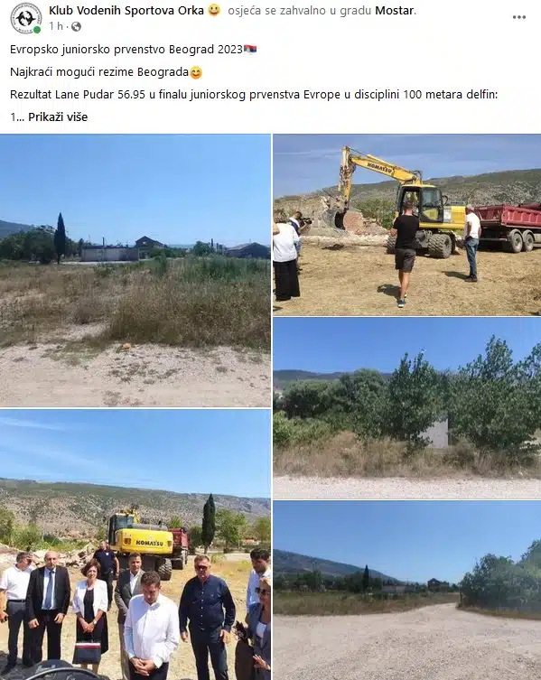 IZ LANINOG KLUBA POBROJALI SVE NJENE USPJEHE PA PROZVALI MOSTARSKU VLAST