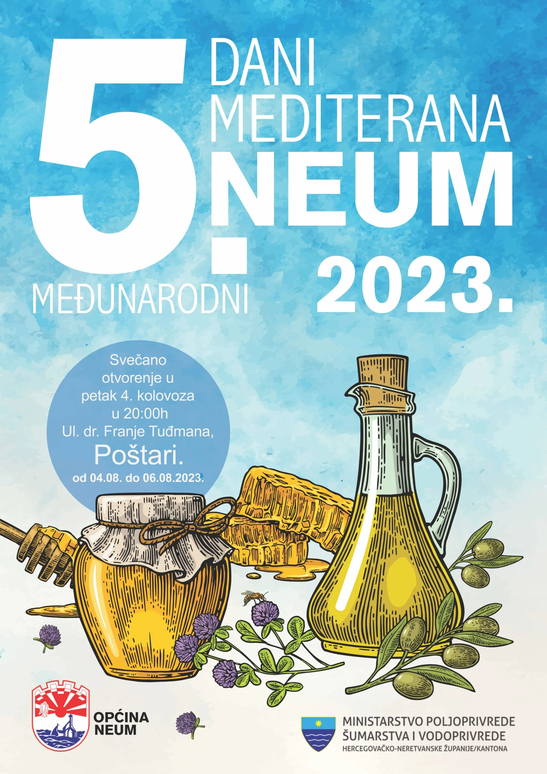 NAJAVA | Od 4.-6. kolovoza Dani Mediterana u Neumu