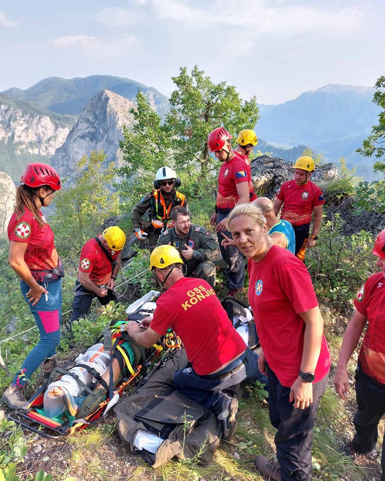 GSS Konjic u akciji spašavanja