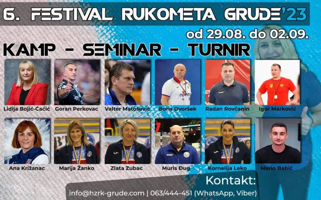 NAJAVA: 6. festival rukometa – Grude 2023.