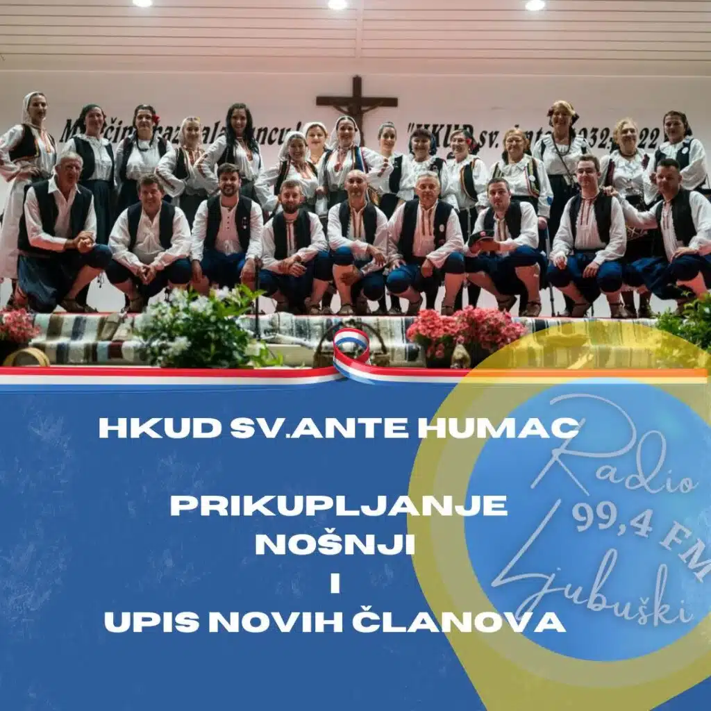 HKUD SV.ANTE HUMAC: Prikupljanje nošnji i upis novih članova