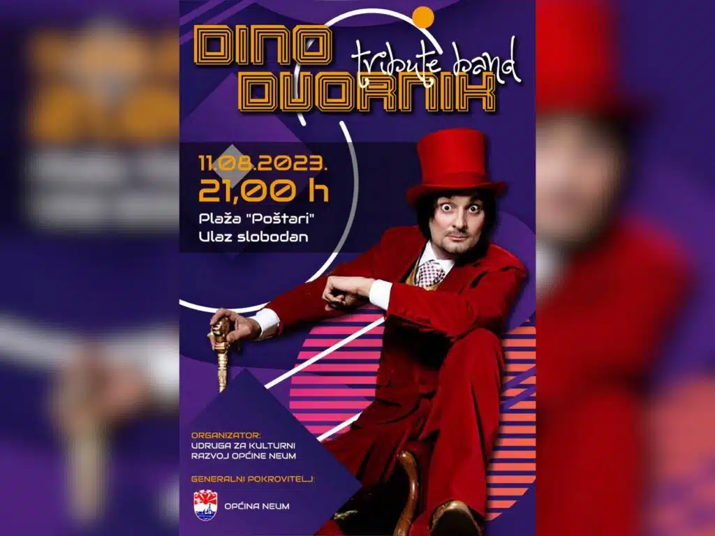 NAJAVA | Koncert Dino Dvornik tribute banda u Neumu
