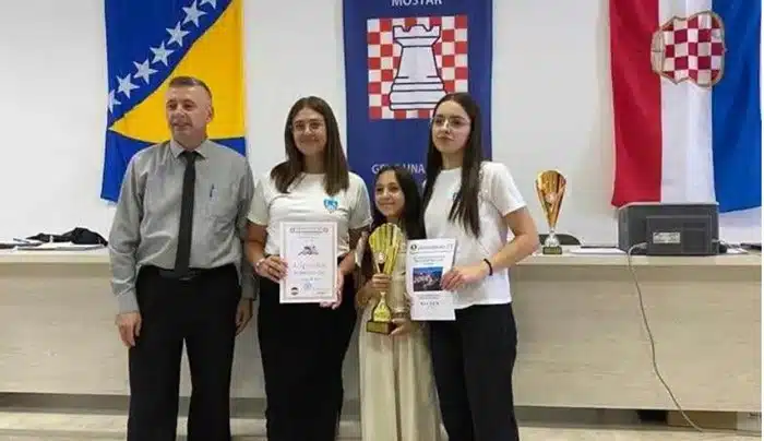Neum: ŠK Brotnjo pobjednik 3. ekipnog natjecanja Prve šahovske lige za žene ŠS Herceg-Bosne