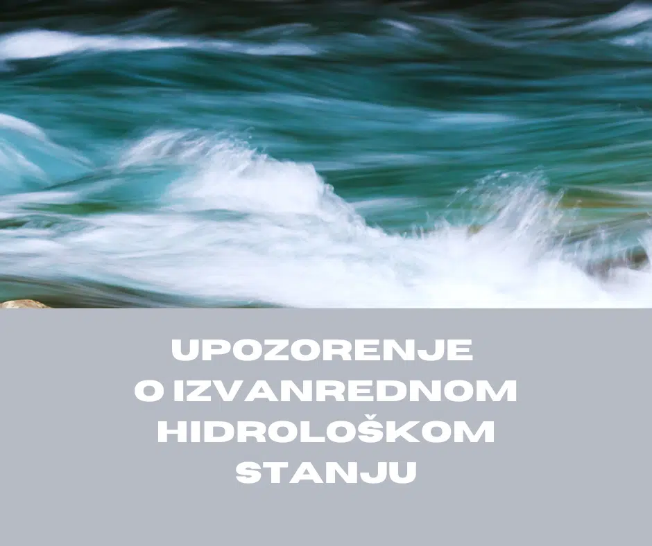 Upozorenje Agencije za vodno područje Jadranskog mora o izvanrednom hidrološkom stanju u ZHŽ i HNŽ