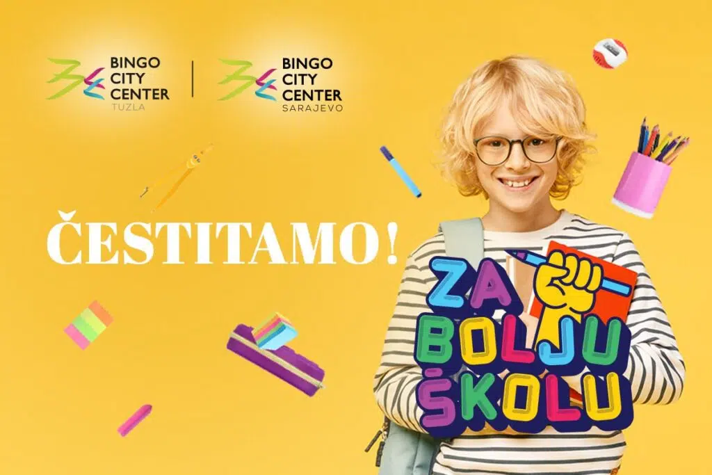 Bingo City Centri u Sarajevu i Tuzli donirali po 10.000 KM dvjema osnovnim školama