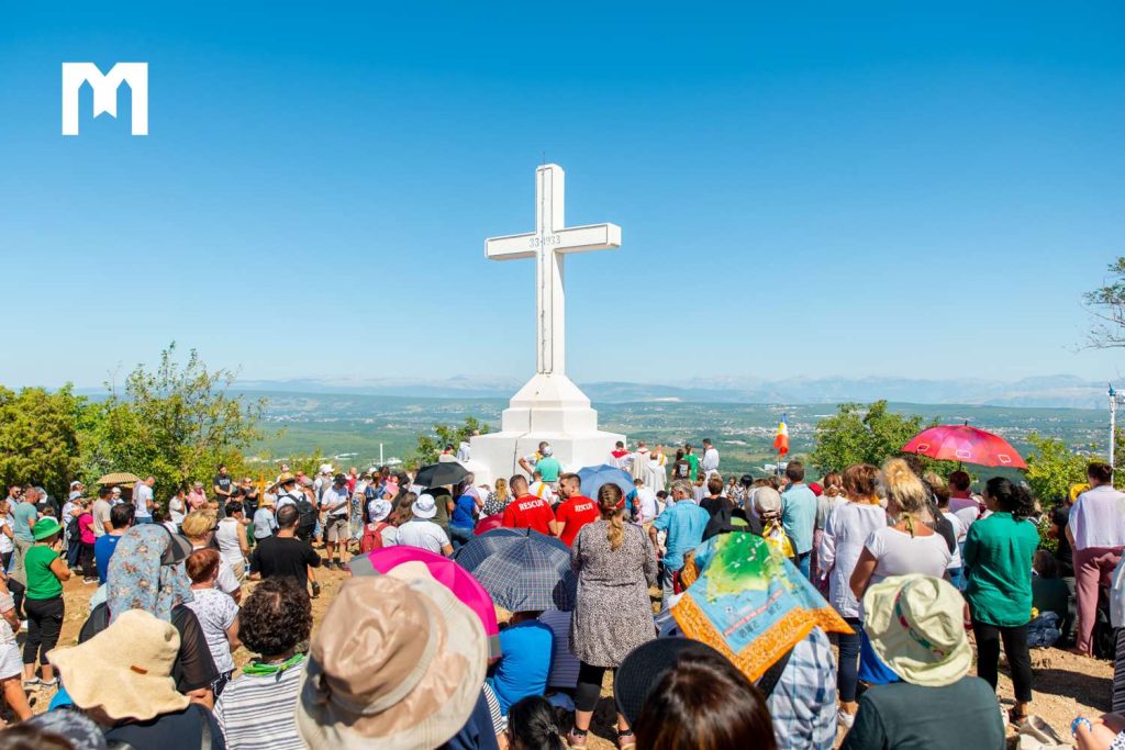 foto: na brdu križevac proslavljen blagdan uzvišenja svetog križa