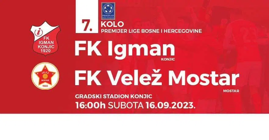 FK Igman sutra dočekuje FK Velež na Gradskom stadionu