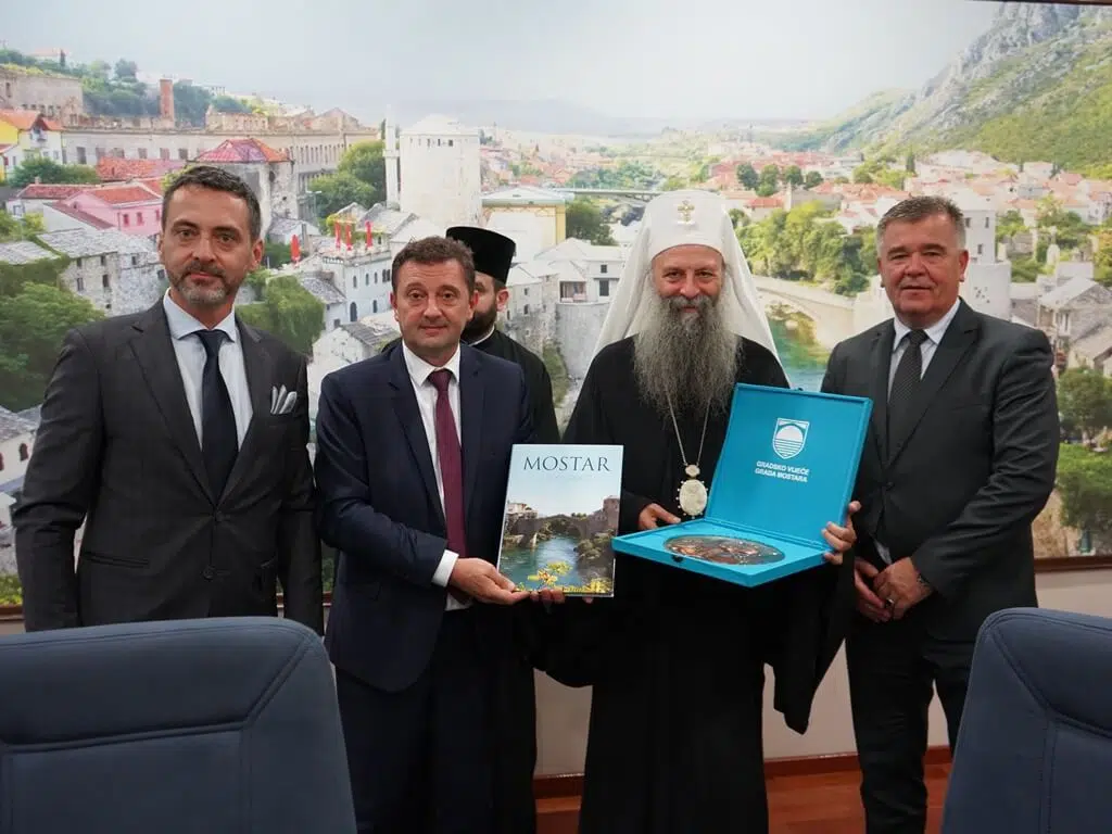 Gradonačelnik i predsjednik Gradskog vijeća upriličili prijem sa patrijarha Porfirija