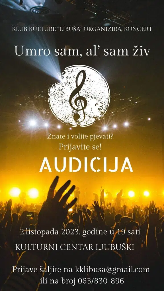 Prijavite se na audiciju!