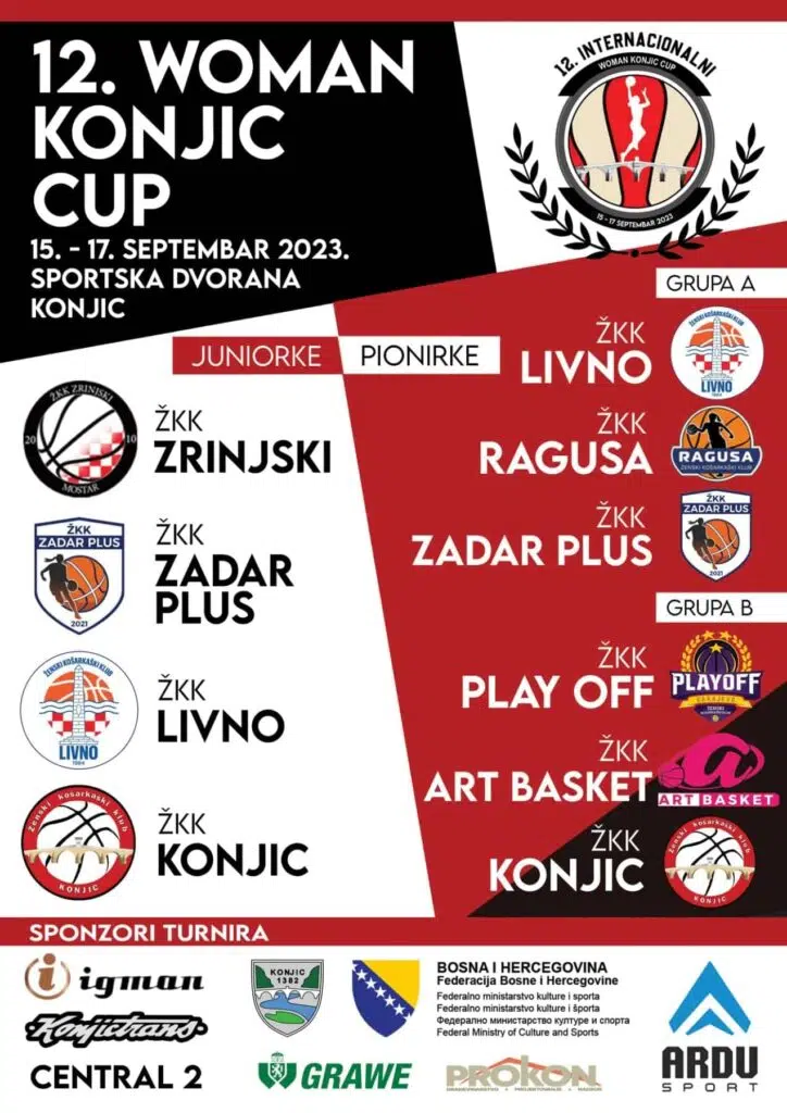 Sutra počinje 12. internacionalni turnir “Woman Konjic Cup 2023”