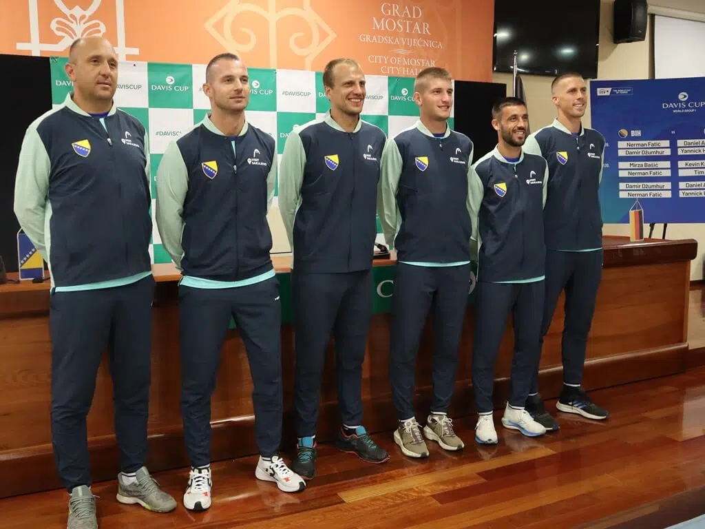 U mostarskoj Gradskoj vijećnici održano izvlačenje parova za Davis Cup