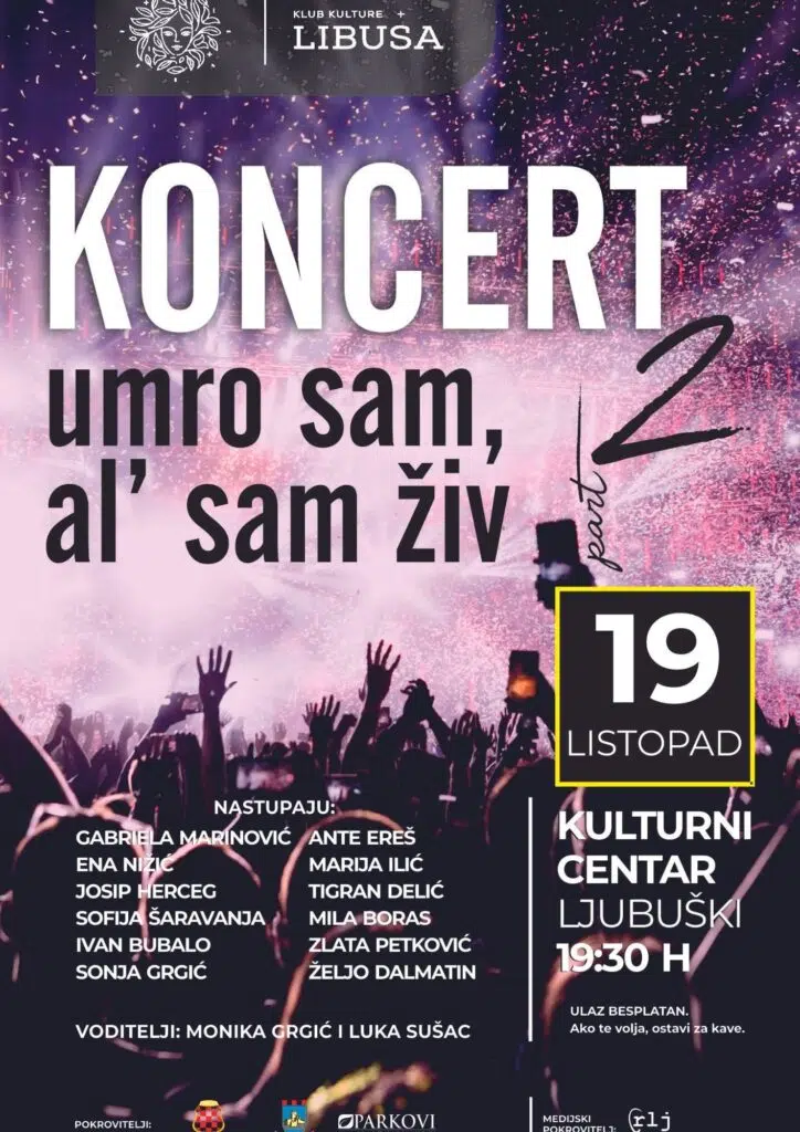 Audio: Održana generalna proba koncerta ”Umro sam, al’ sam živ”