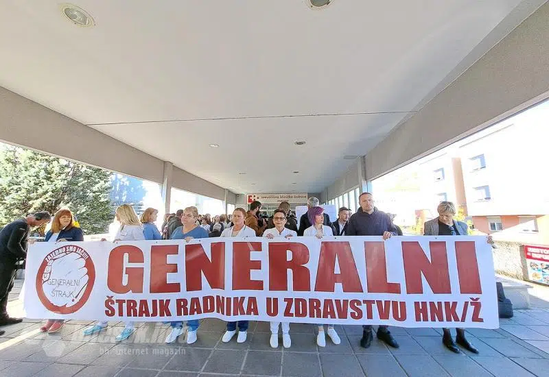 Zdravstveni radnici HNŽ: ”U ponedjeljak idemo pred Vladu, neka se stide”