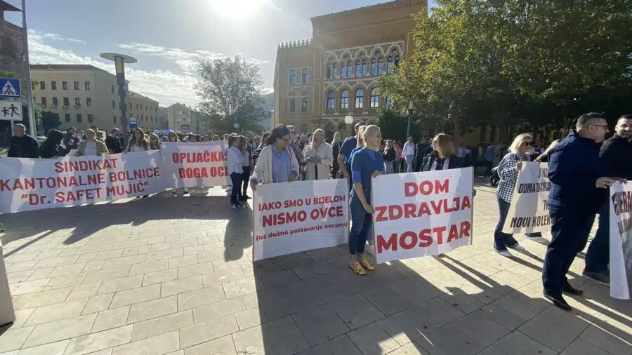 Nova Vlada HNK pregovarala sa medicinarima o prekidu štrajka prije konstituirajuće sjednice