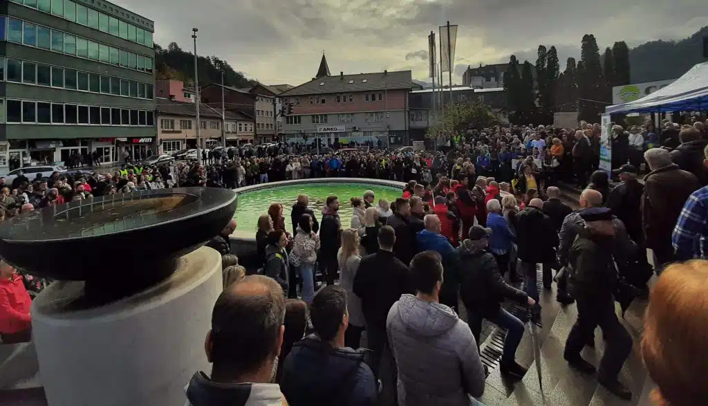 Protest za spas Neretve