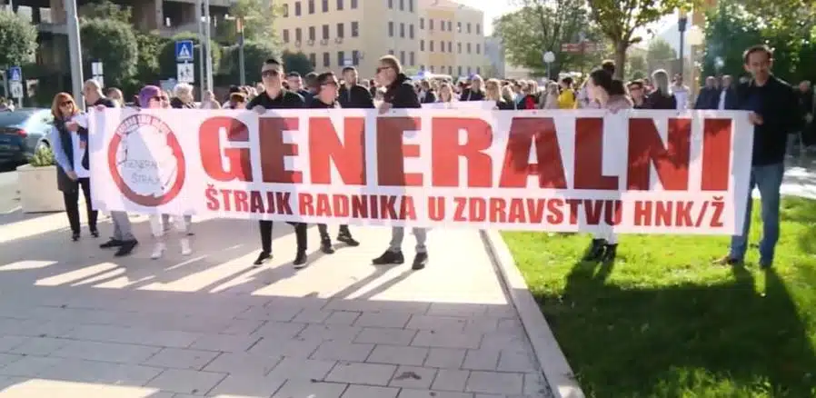 Vlada HNK dala saglasnost za kolektivni ugovor, zdravstveni radnici prekidaju štrajk