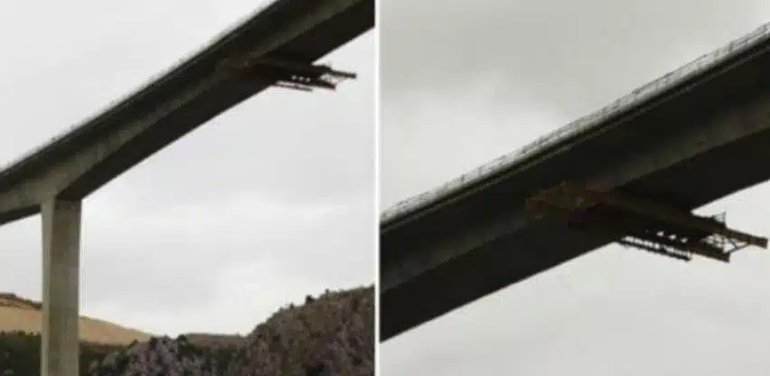 Na mjestu oštećenja mosta Počitelj i dalje stoji skela