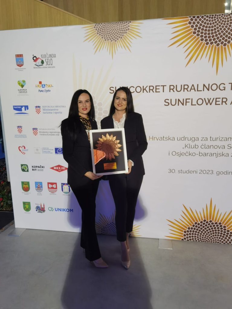 brončana povelja za kk stina iz gruda na manifestaciji “suncokret ruralnog turizma hrvatske”