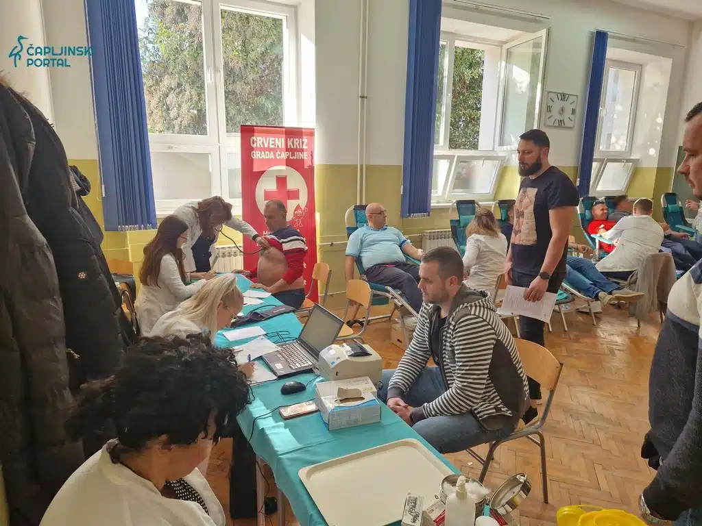 FOTO | U Čapljini započela uspješna akcija dragovoljnog darivanja krvi za kraj 2023. godine