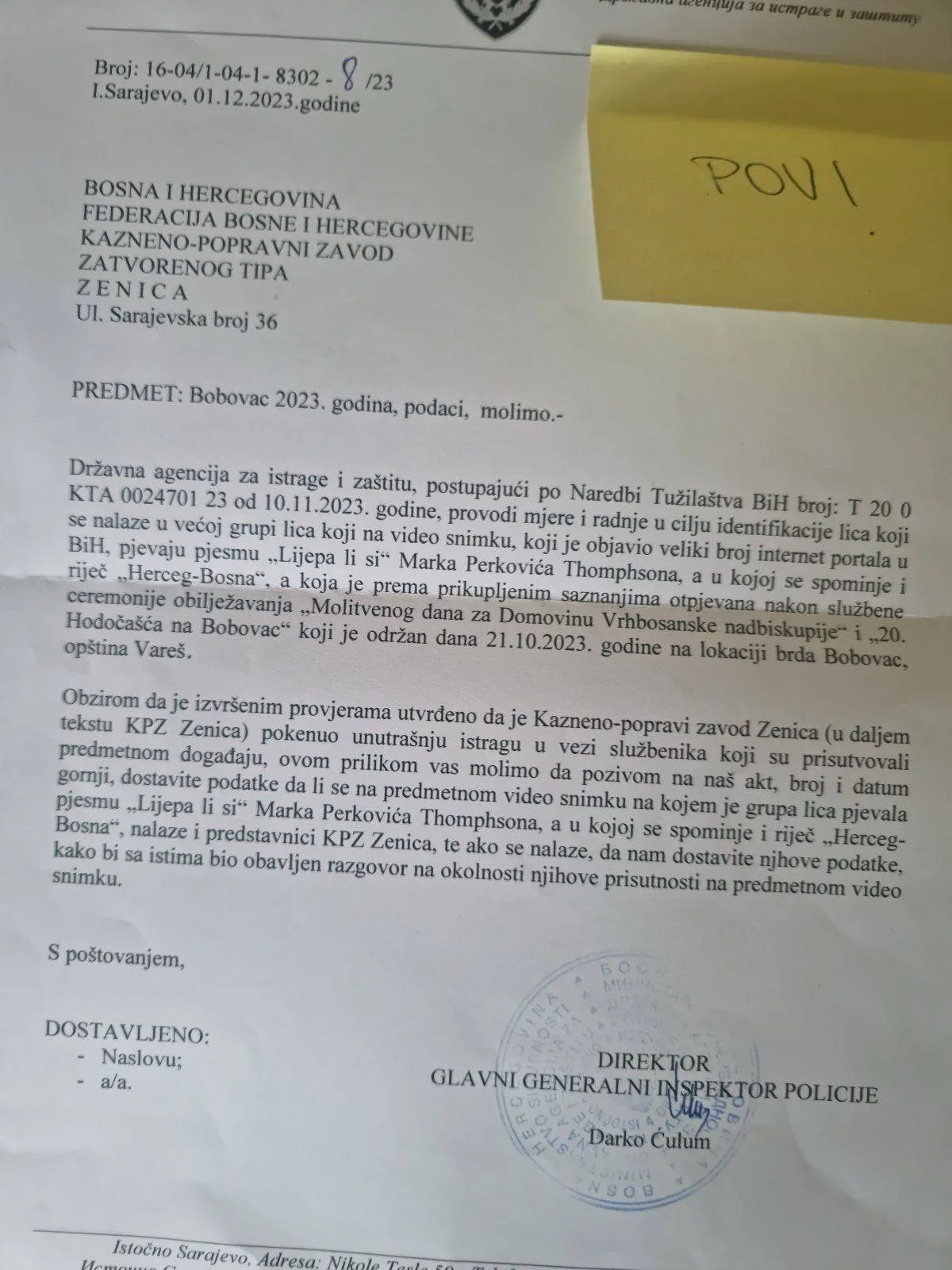 HRS: “Uvode li Tužiteljstvo i Sipa verbalni delikt – tko je pjevao Lijepa li si?”