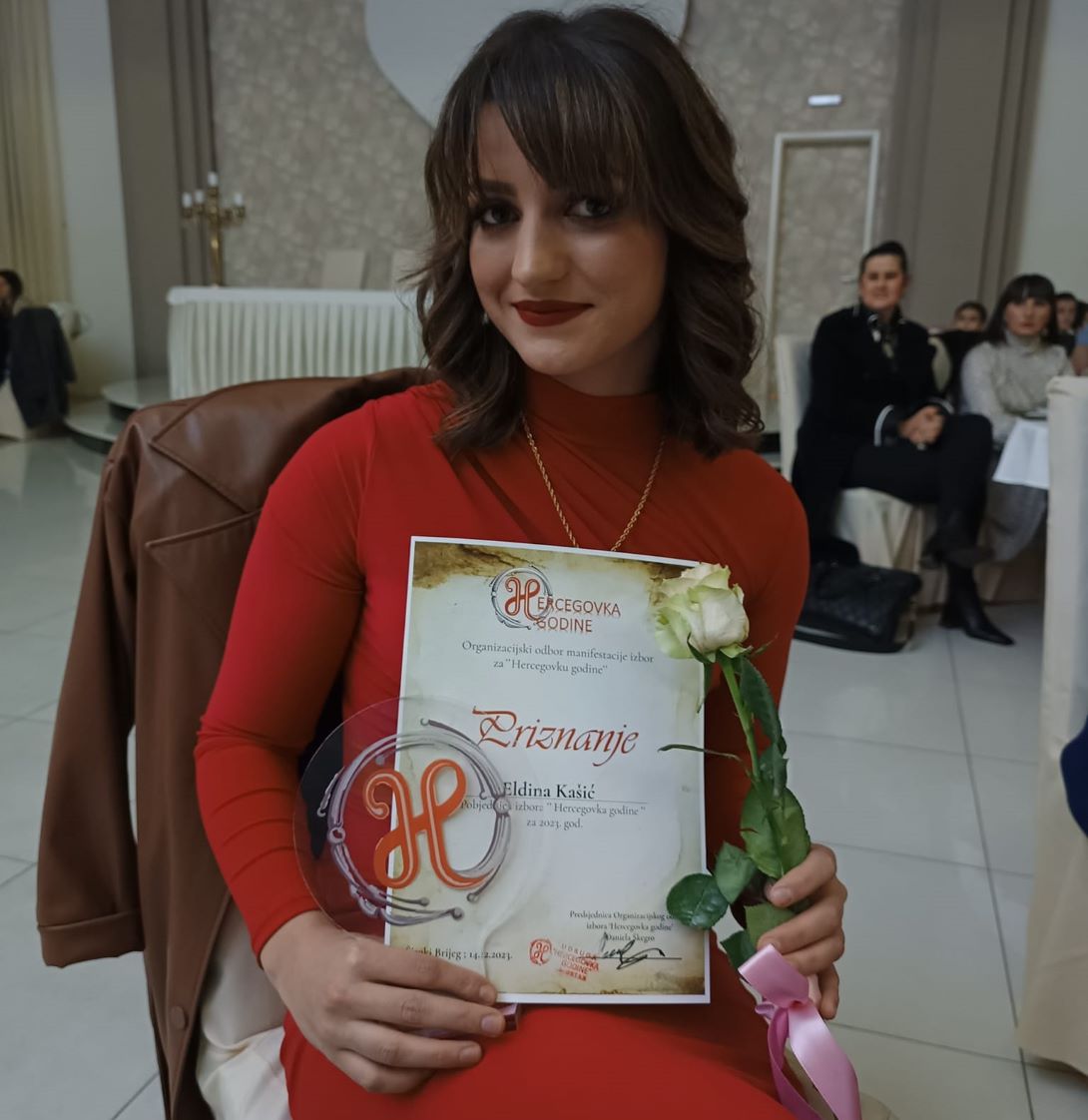 Hercegovka godine Konjičanka Eldina Kašić Hercegovka godine Konjičanka Eldina Kašić