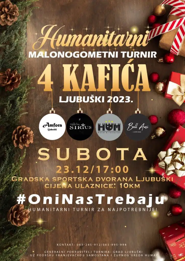 Ljubuška 4.kafića u humanitarnom događaju