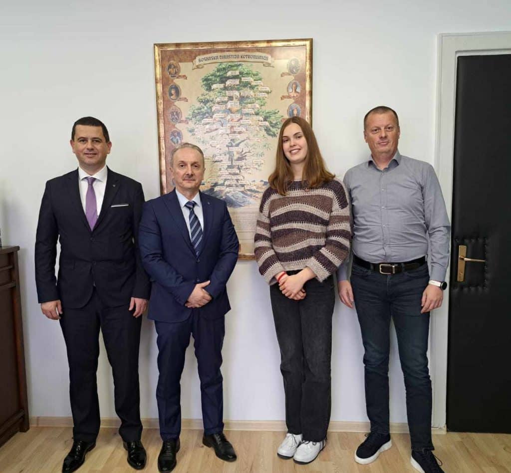 Ministri Velagić i Šuta ugostili Lanu Pudar Ministri Velagić i Šuta ugostili Lanu Pudar