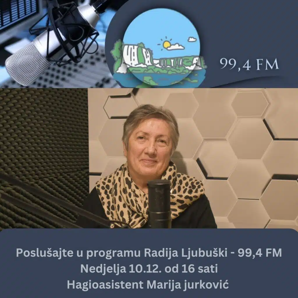 RLj: Hagioasistentica Marija Jurković danas u programu