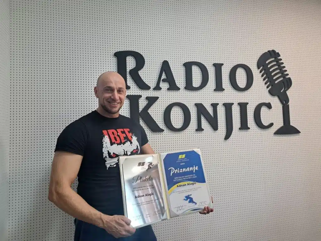 Konjičanin Adnan Alagić dobio Specijalnu nagradu za ostvareni rezultat u 2023. godini