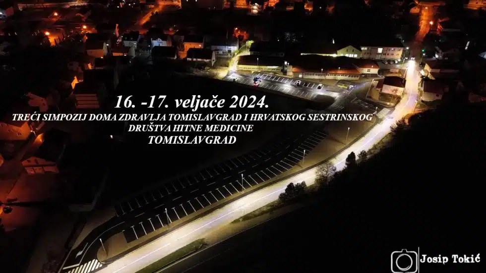 NAJAVA : Treći simpozij Doma zdravlja Tomislavgrad i Hrvatskog sestrinskog društva hitne medicine održat će se u Tomislavgradu