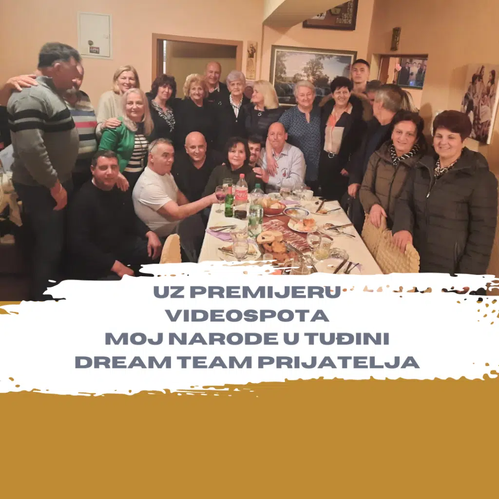 Pjesma za dobro jutro, dan i večer uz promociju video spota “Moj narode u tuđini”