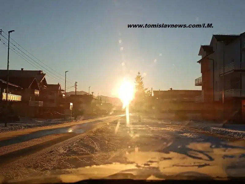 VIDEO: DOBRO vam vedro i hladno nedjeljno jutro iz Tomislavgrada!