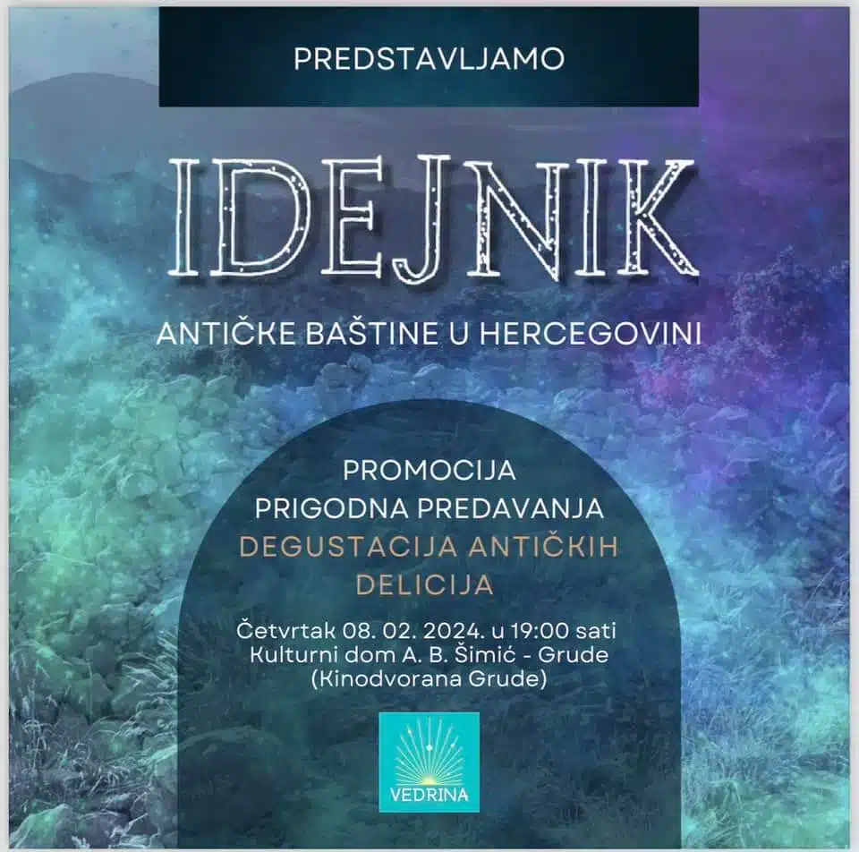 U Grudama predstavljanje Idejnika antičke baštine u Hercegovini