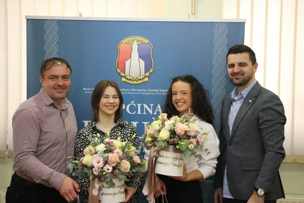 Talentiranim Posušankama upriličen prijam u uredu načelnika