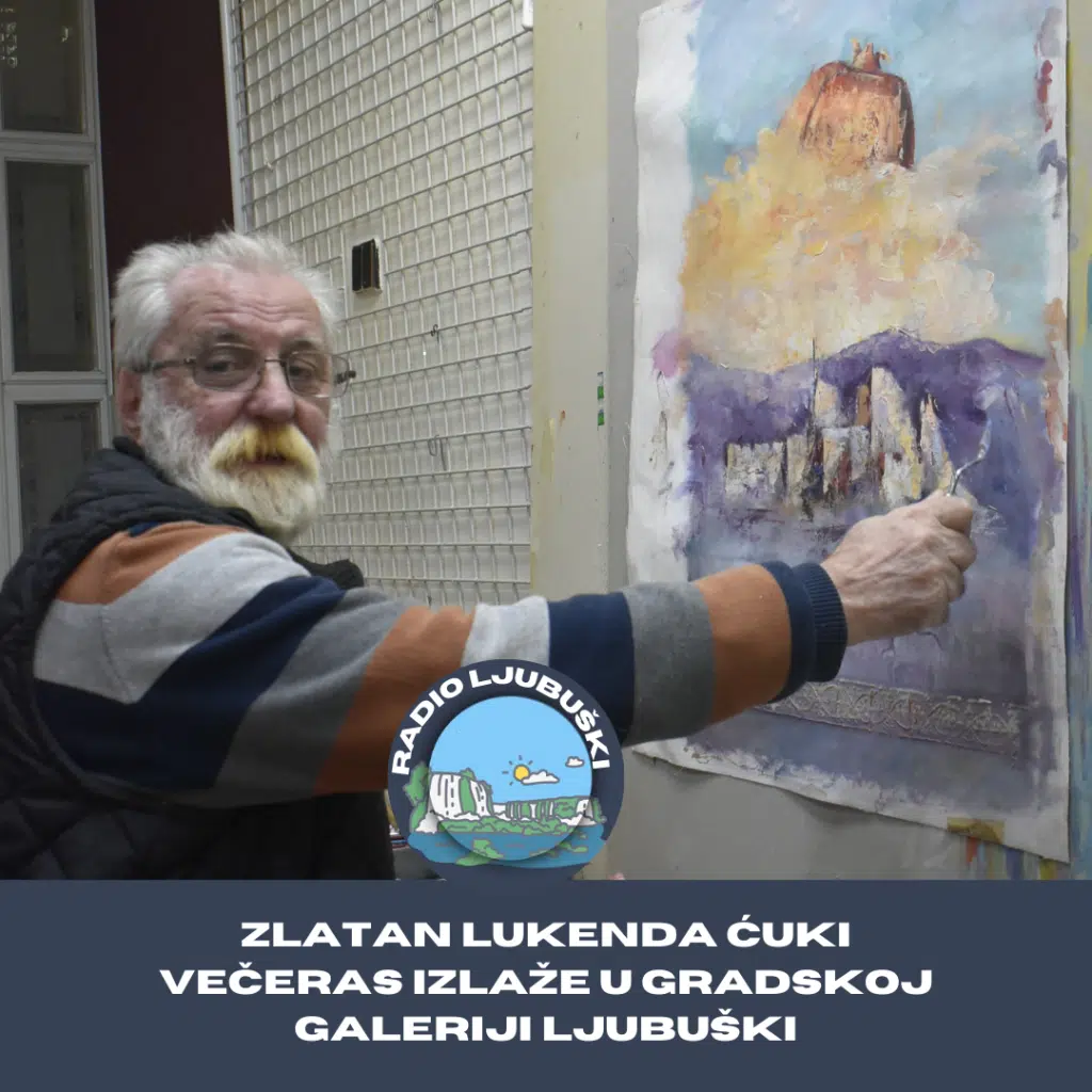 RLj najava :Večeras izložba Zlatana Lukende -Ćukija