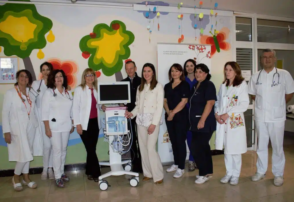 Violeta donirala respirator Klinici za dječje bolesti u Splitu