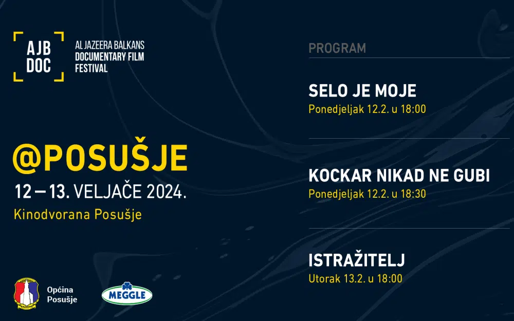 U Posušju će biti prikazana tri filma iz prošlogodišnje selekcije AJB DOC-a