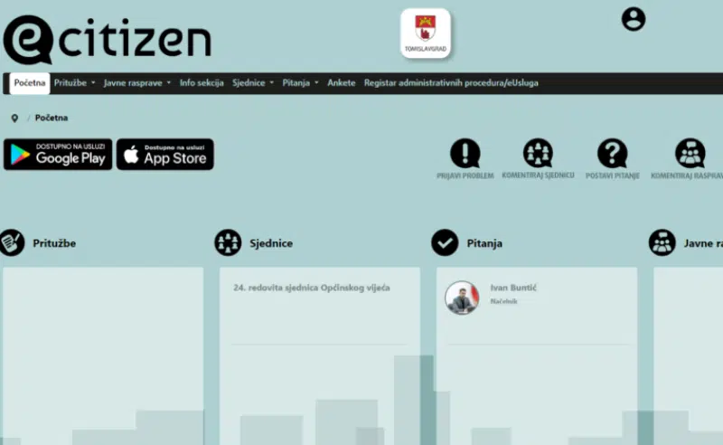 APLIKACIJA eCitizen za lakšu komunikaciju građana i lokalne uprave
