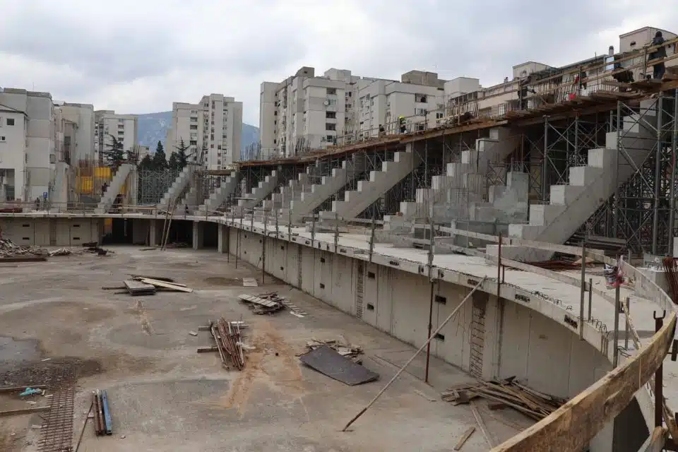 Napreduju radovi na izgradnji mostarske dvorane, tribine bi trebale biti gotove već na ljeto