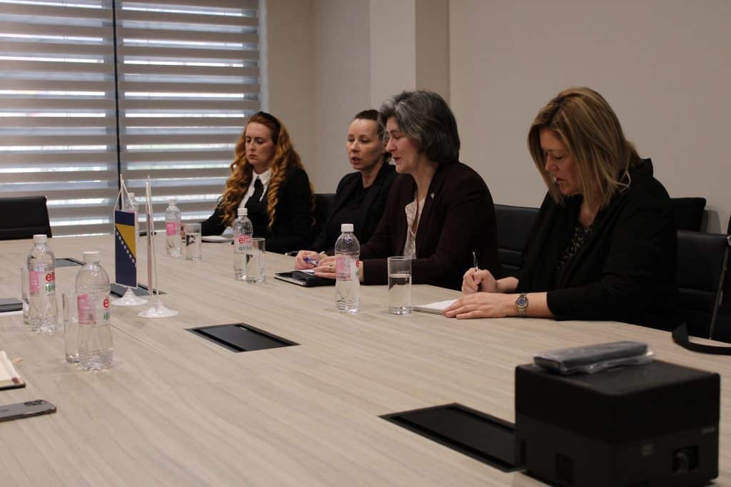 Skupština HNK: Predsjedavajući Alić sa zamjenicom šefa misije Sjedinjenih Američkih Država u Bosni i Hercegovini Deborah Mennuti