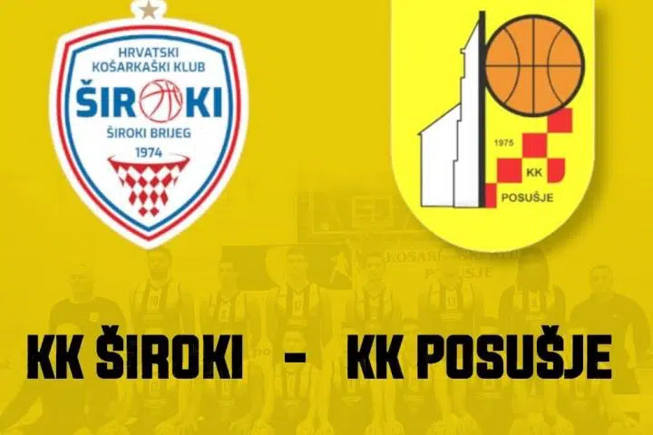 Očekivan poraz KK Posušje kod vodećeg Širokog Brijega