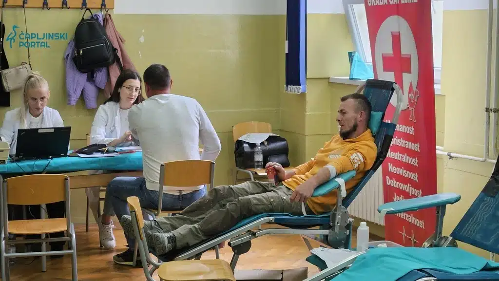 FOTO | U Čapljini prikupljene 42 doze krvi