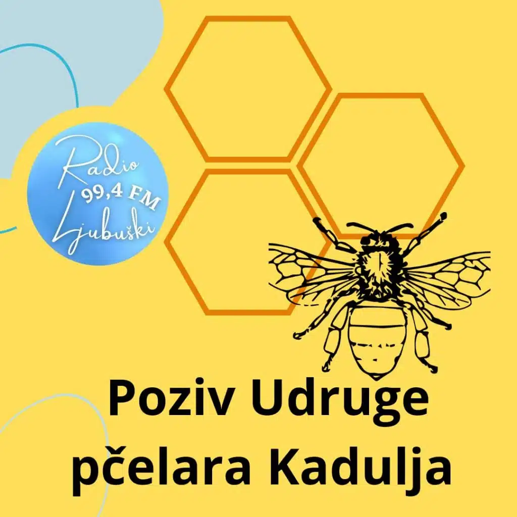 Najava: U nedjelju Skupština Udruge pčelara “Kadulja”